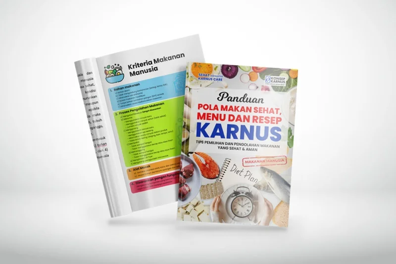 Product image of Buku Panduan Pola Makan Sehat Menu dan Resep Karnus
