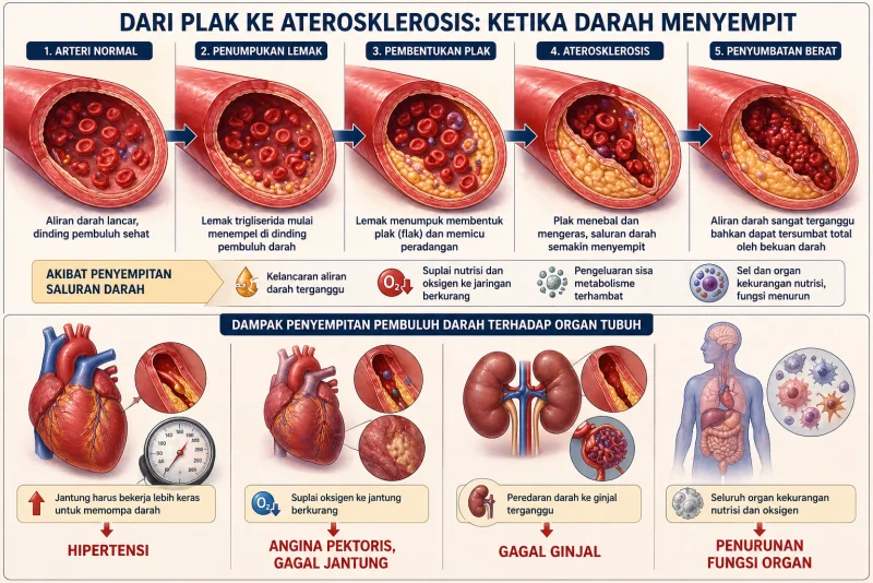 Berbagai keadaan darah yang mengandung lipid